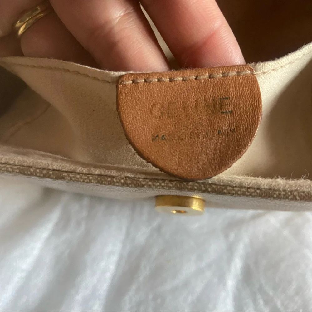 RARE CELINE VINTAGE HANDLE MACADAM BAG 
*Collector's item* - Picture 11 of 17